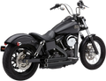COBRA 909 2-INTO-2 EXHAUST SYSTEMS FOR HARLEY-DAVIDSON 2012 - 2017 Black 909 2-Into-2 Exhaust System