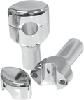 LA CHOPPERS RISERS FOR 1" HANDLEBARS RISERS 1" SMOOTH 3" CHR