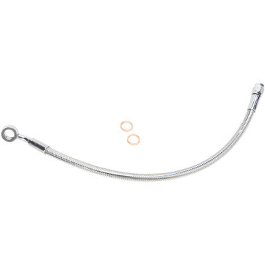DESIGNER SERIES DOT BRAIDED NON-ABS FRONT BRAKE LINE KITS FOR HARLEY-DAVIDSON