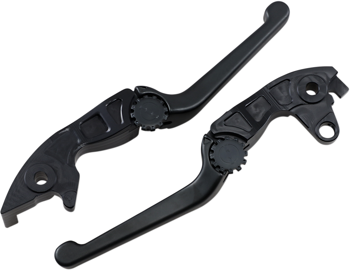 POWERSTANDS RACING ADJUSTABLE LEVERS AND SETS LEVER SET ANT GLDWG BLK