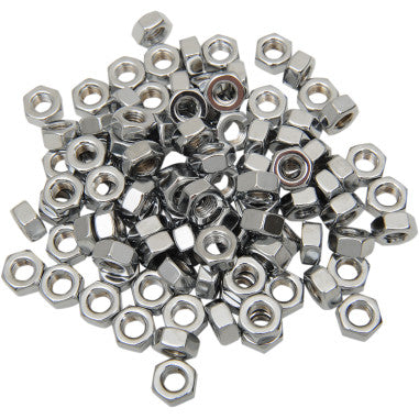 CHROME WASHER AND HEX NUT ASSORTMENT FOR HARLEY-DAVIDSON