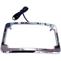CURVED LIGHTED LICENSE PLATE FRAMES FOR HARLEY-DAVIDSON