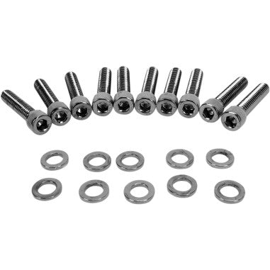 BLACK CHROME SOCKET-HEAD BOLT SETS FOR HARLEY-DAVIDSON