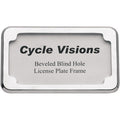 BEVELED LICENSE PLATE FRAMES FOR HARLEY-DAVIDSON