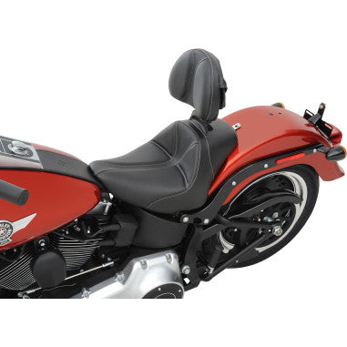 DOMINATOR SEATS AND PILLION PADS WITH BACKREST OPTION FOR HARLEY-DAVIDSON