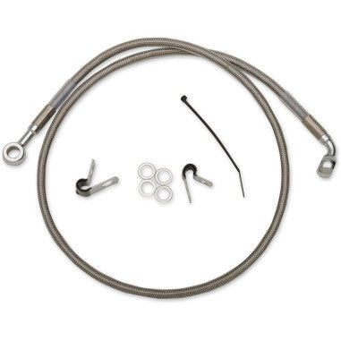 STANDARD LENGTH STAINLESS STEEL BRAKE LINE KITS FOR HARLEY-DAVIDSON