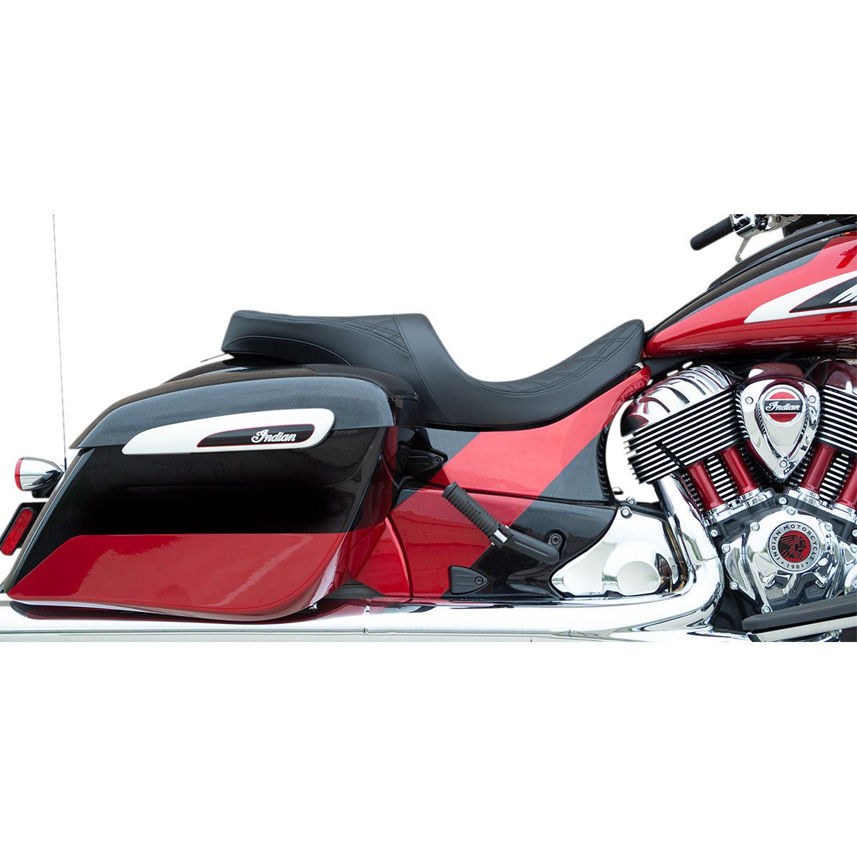 Low-Profile Touring Seats With Forward-Positioning For Indian