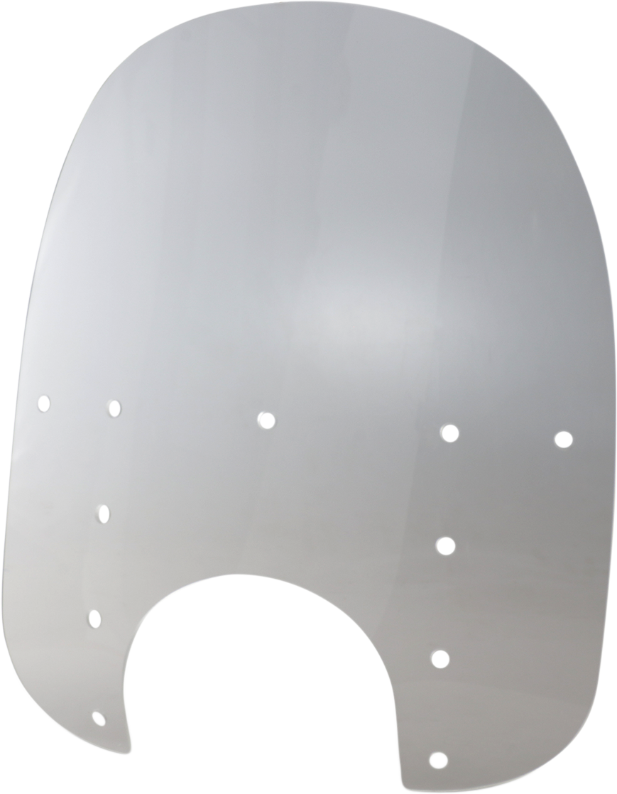 MEMPHIS SHADES METRIC REPLACEMENT PLASTIC FOR MEMPHIS SHADES WINDSHIELDS FATS 19",9" LT CLR PLAST