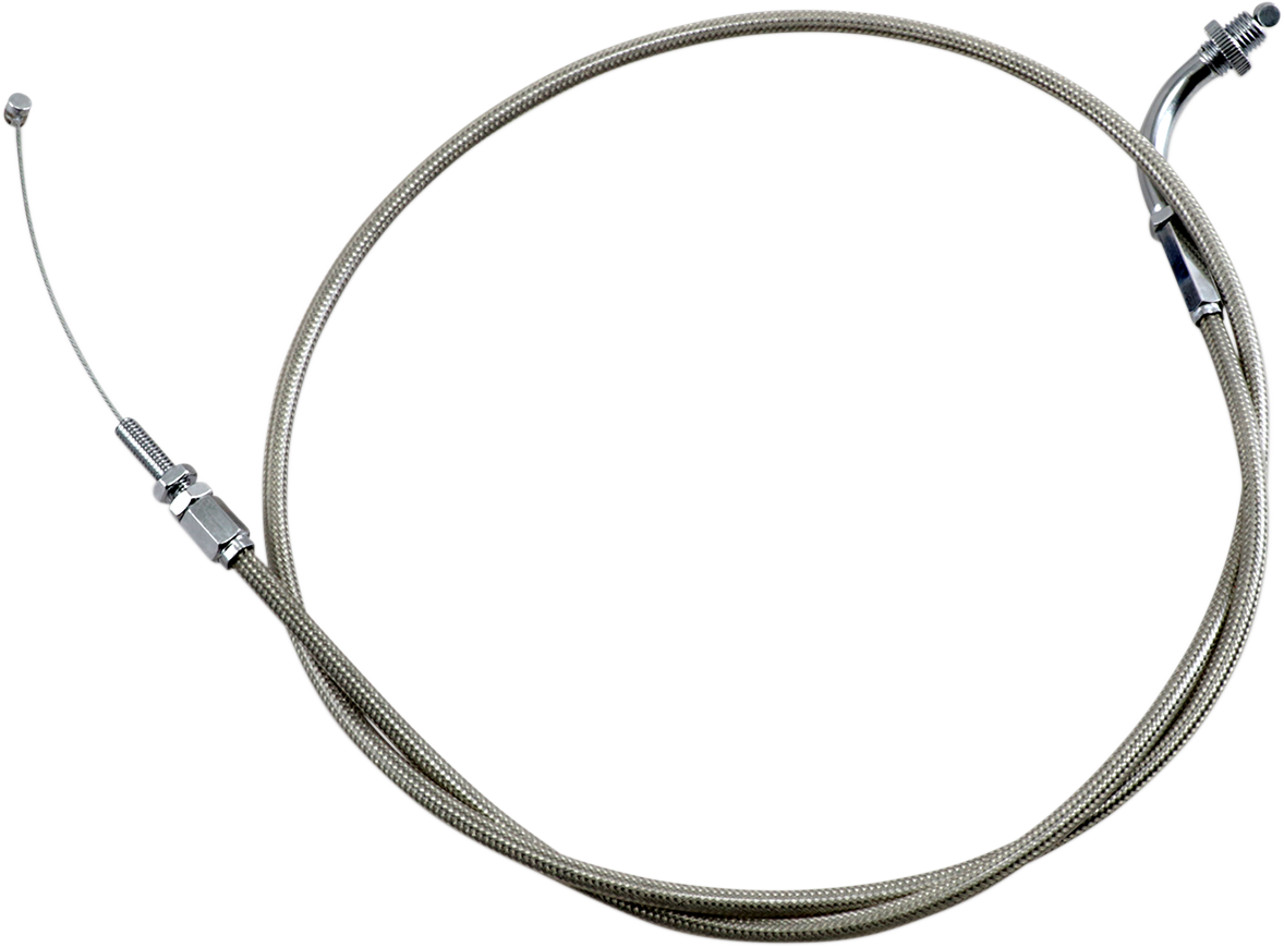 MOTION PRO ARMOR COAT BRAIDED STAINLESS STEEL CABLES CABLE THRTL PULL S/S HON