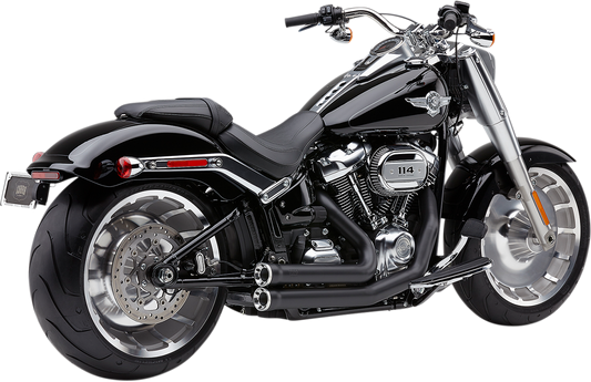 COBRA SPEEDSTER SHORT EXHAUST SYSTEMS WITH RACE PRO TIPS FOR HARLEY-DAVIDSON 2019 - 2020 Black Speedster Short Exhaust System