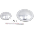 POLISHED DOMED PULLEY COVER KIT FOR HARLEY-DAVIDSON