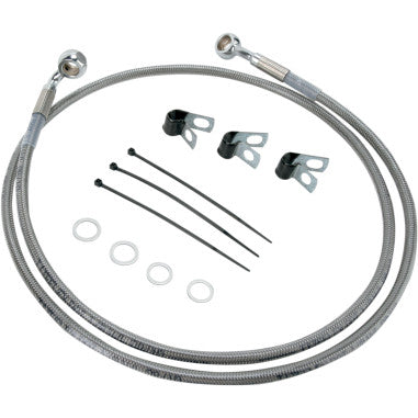 EXTENDED LENGTH STAINLESS STEEL BRAKE LINE KITS FOR HARLEY-DAVIDSON