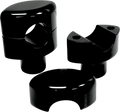 LA CHOPPERS RISERS FOR 1" HANDLEBARS RISERS 1" SMOOTH 1.5 BLK