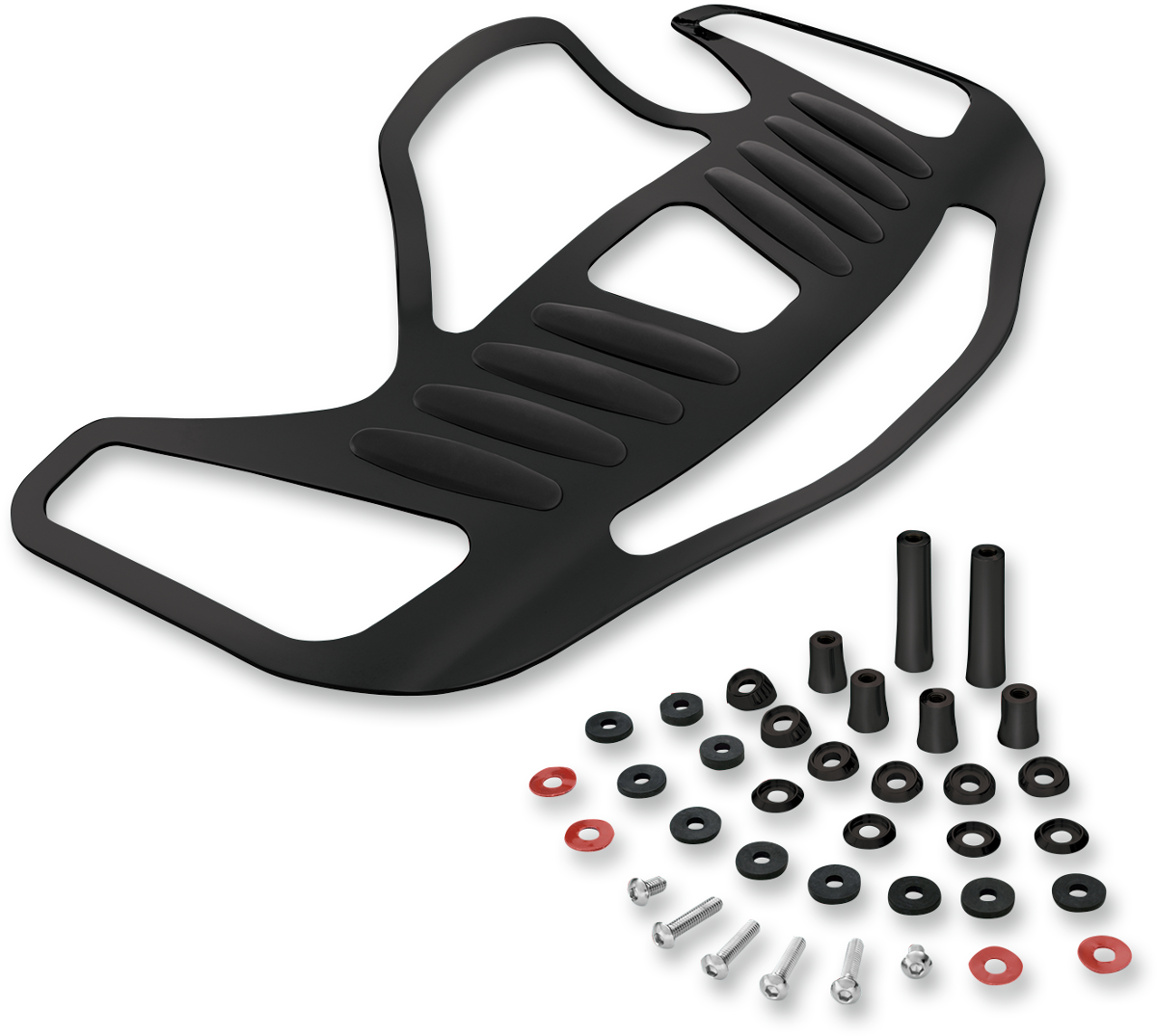 SHOW CHROME BLACK CONTOUR CNC RACK TRUNK RACK GL1800 BLK