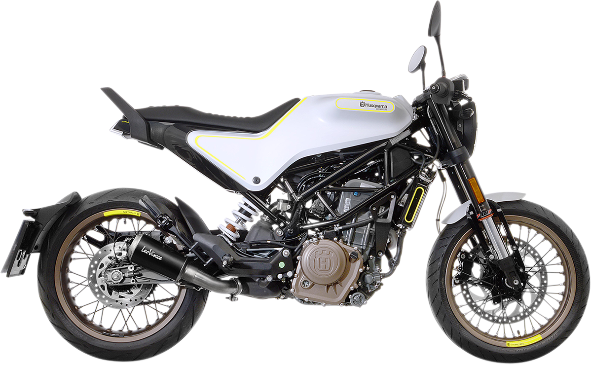 LEO VINCE LV-10 SLIP-ONS MUFFLER LV10 BLK HUSQ 401