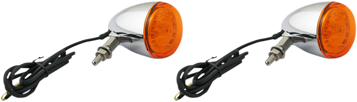 CUSTOM DYNAMICS PROBEAM®​ UNIVERSAL FRONT/REAR LED TURN SIGNALS SIGNAL PB UNIV AMBER CHR
