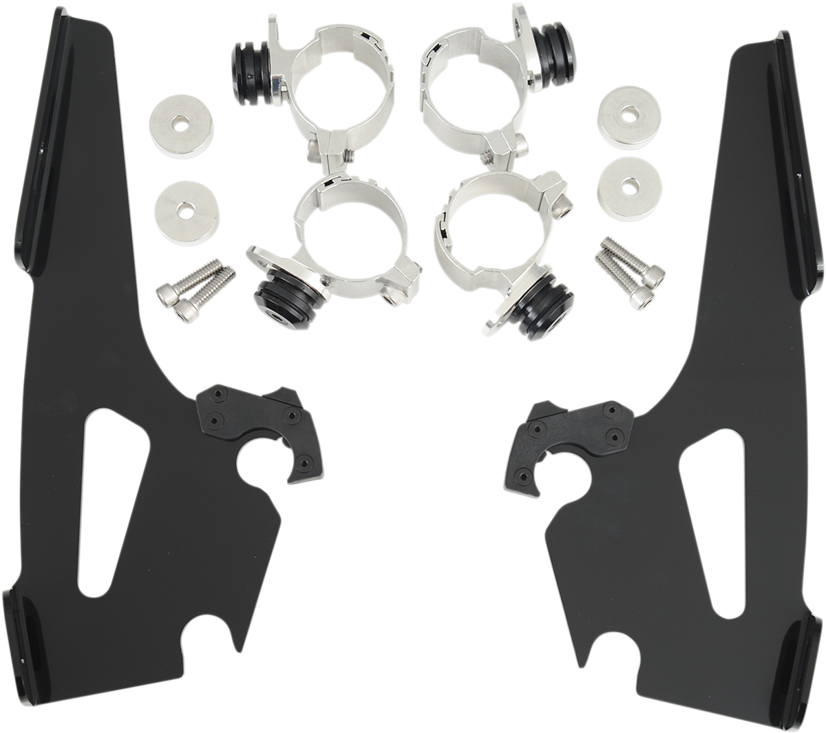 Memphis Shades MEB8965 Fats/Slim Windshield Trigger-Lock Complete Mount Kit