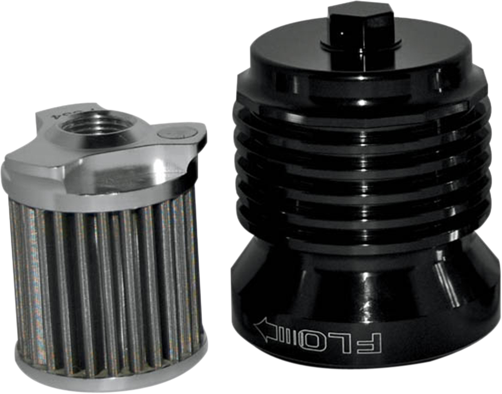 PC RACING FLO STAINLESS STEEL, REUSABLE "SPIN-ON" OIL FILTERS FILTER OIL FLO PCS4B
