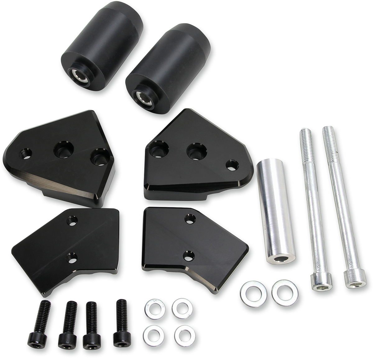 POWERSTANDS RACING FRAME SLIDERS FRAME SLIDER HON BLK