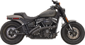 BASSANI XHAUST RADIAL SWEEPERS FOR HARLEY-DAVIDSON 2018 Black Sweeper Radius 2-Into-2 Exhaust System