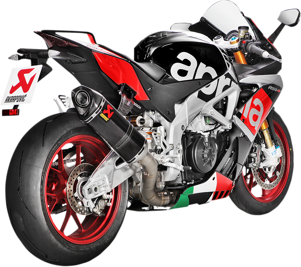 AKRAPOVIC EVOLUTION LINE COMPLETE EXHAUST SYSTEMS EXHAUST EVO TI/CF RSV4 15