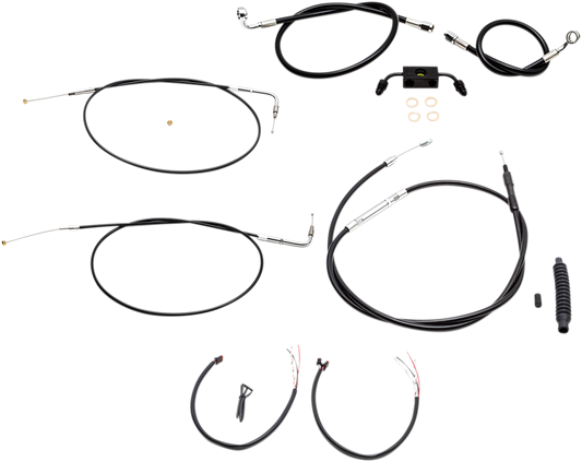 Kit Cables Manillar Alto 12"-14" Para Harley-Davidson Sportster 2014-2021