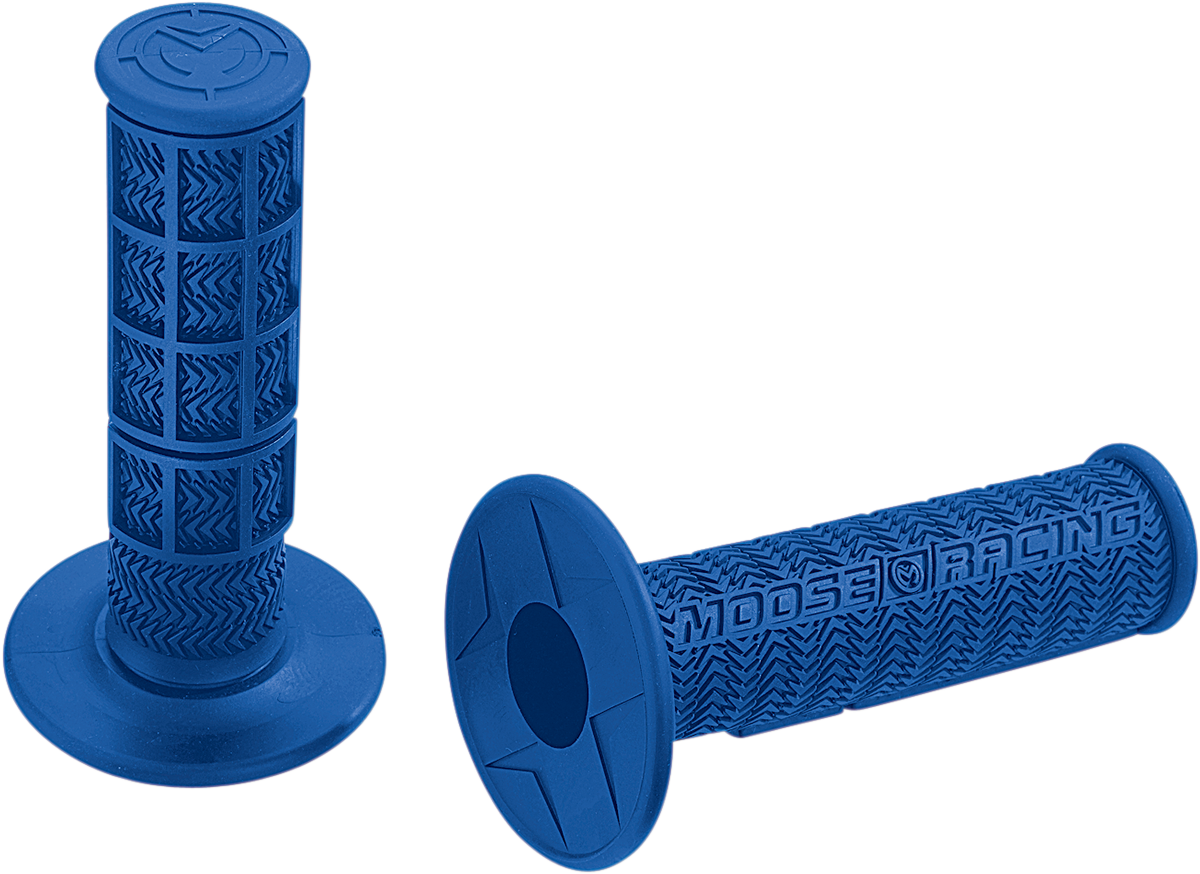 Stealth MX Grips with Blue Internal Flange