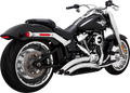 Vance & Hines Big Radius Chrome Exhaust for Harley Davidson Softail M8