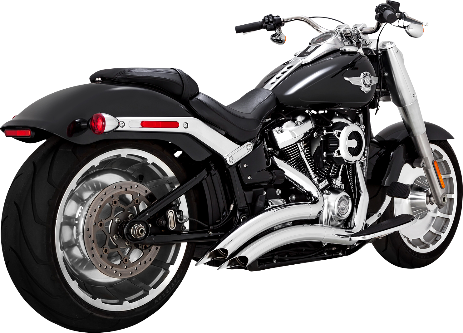 Sistema De Escape Big Radius Cromado Para Harley Davidson