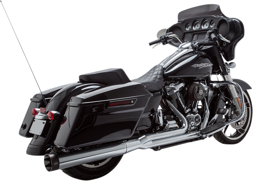 Sidewinder 2-Into-1 Exhaust Systems And Shadow Muffler Kits For Harley Davidson