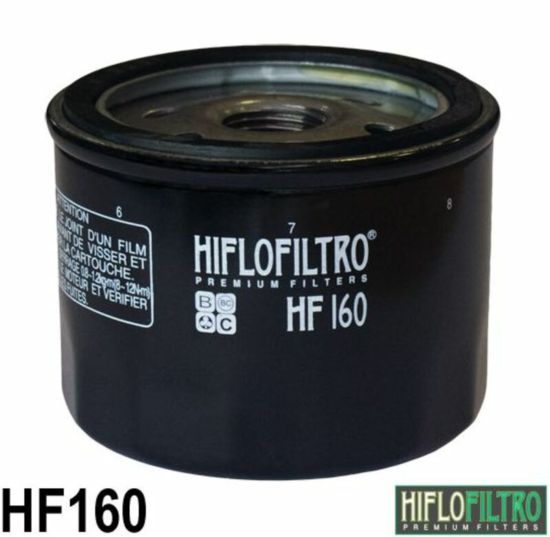 Filtro de Aceite Hiflofiltro HF160 HIFLOFILTRO HF160