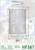 Filtro de Aceite Hiflofiltro HF567 HIFLOFILTRO HF567