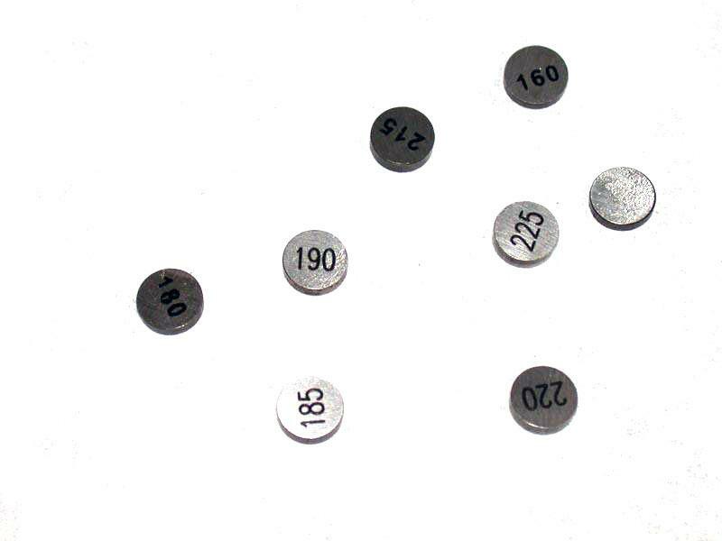 Pastillas de reglaje Hot Cams (Set 5pcs) Ø8,9 x 2,2 mm HOT CAMS 5PK890220