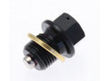 Tapón de vaciado de aceite TECNIUM magnético alu negro M14 x 1,25 x 13,5 TECNIUM L35-644