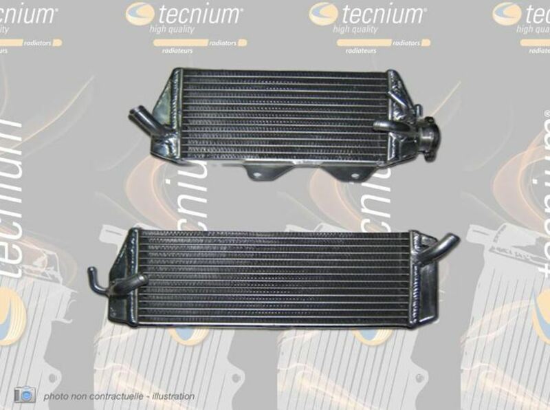 Radiador de aluminio soldado sobredimensionado lado derecho TECNIUM B119A-OVERSIZE
