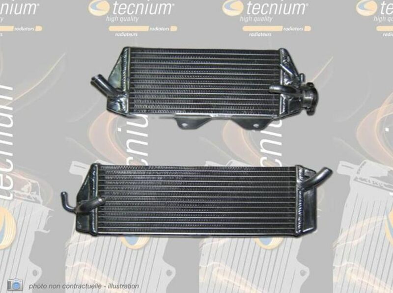 Radiador de aluminio soldado sobredimensionado izquierdo TECNIUM B204B-OVERSIZE