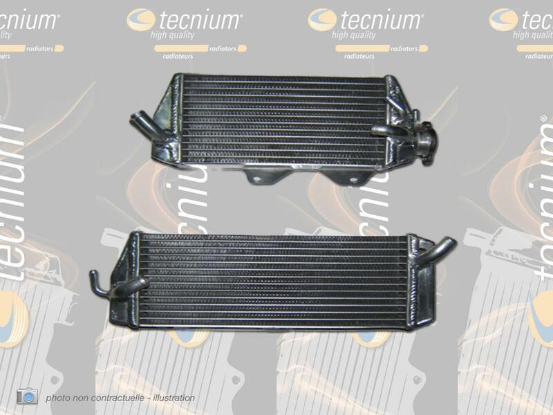 Radiador de aluminio soldado standard lado izquierdo TECNIUM B51B