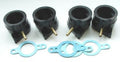 INLET PIPES KIT 4PCS FOR FZ600 1986-88 BIHR CHY-16