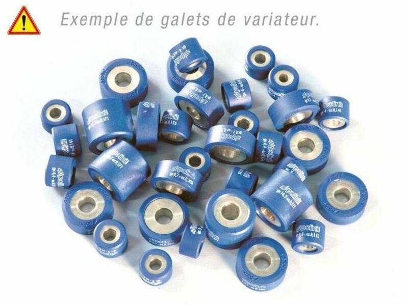POLINI Variator Rollers Set 25x17mm 12gr - 8 pieces POLINI 242285