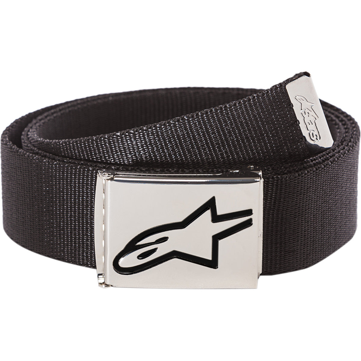 Ageless Web Belts Black/ Chrome