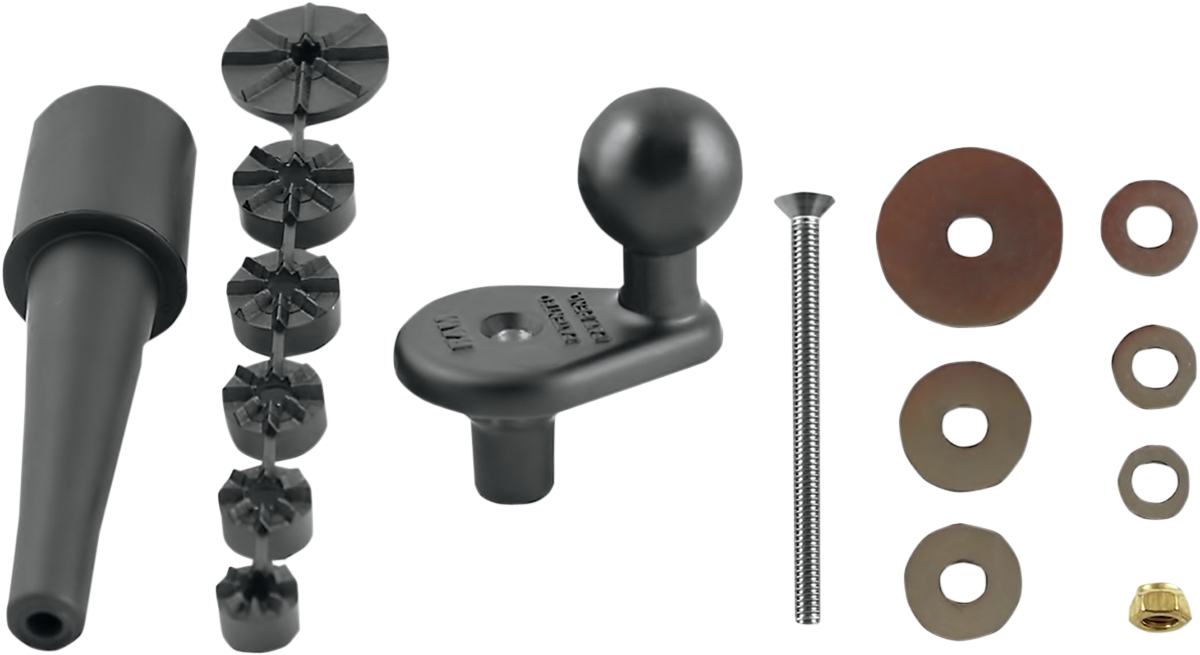 RAM MOUNT RAM MOUNT MOTORCYCLE FORK STEM BASE WITH 1" BALL BASE FORK STEM