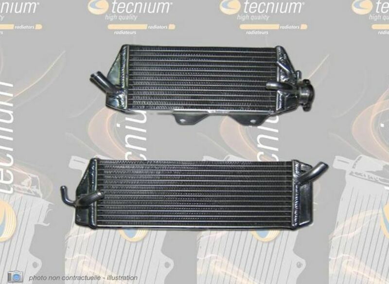 Radiador de aluminio soldado sobredimensionado lado izquierdo TECNIUM B203B-OVERSIZE
