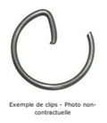 Circlips pistón TECNIUM Ø12mm en G (10 uds) TECNIUM 600161