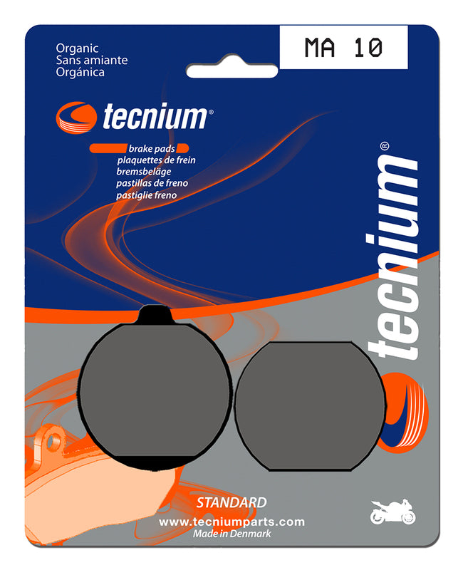 Pastillas de freno Tecnium MA10 Orgánicas TECNIUM MA10