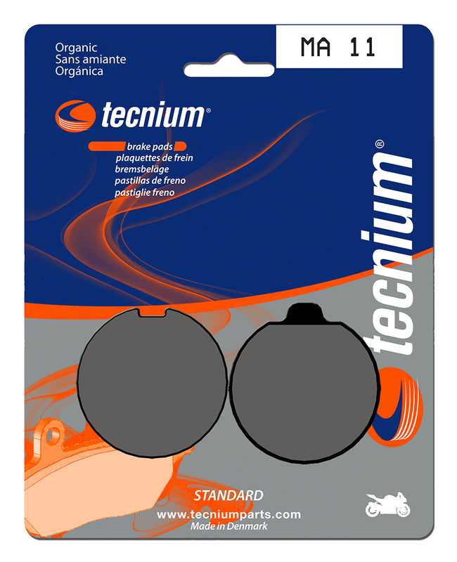 Pastillas de freno Tecnium MA11 Orgánicas TECNIUM MA11