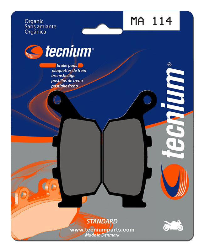 Pastillas de freno Tecnium MA114 Orgánicas TECNIUM MA114
