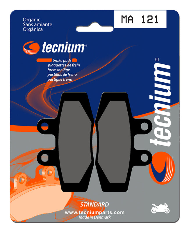 Pastillas de freno Tecnium MA121 Orgánicas TECNIUM MA121