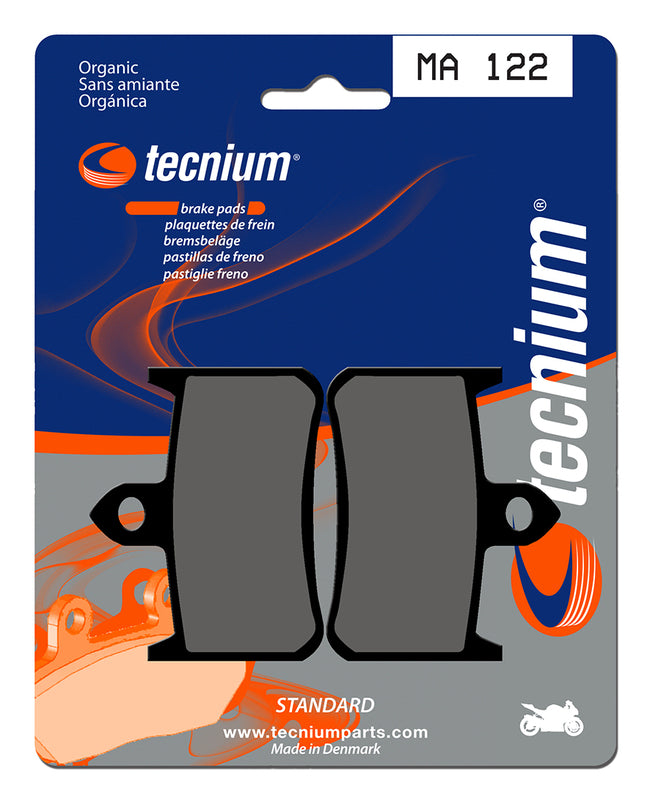 Pastillas de freno Tecnium MA122 Orgánicas TECNIUM MA122