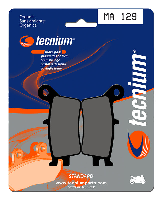Pastillas de freno Tecnium MA129 Orgánicas TECNIUM MA129
