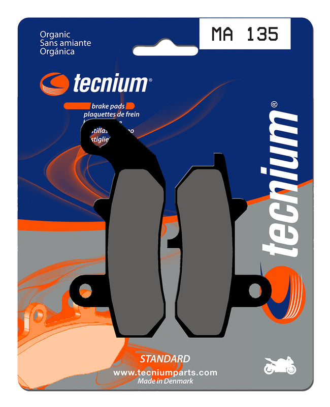 Pastillas de freno Tecnium MA135 Orgánicas TECNIUM MA135